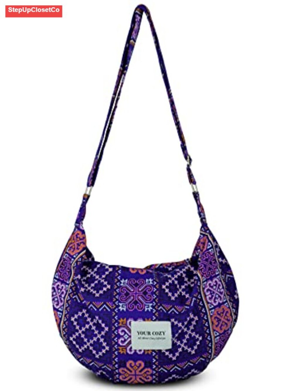 Crescent Crossbody Bag Women Boho Sling Purse Lightweight Hobo Shoulder Bag
